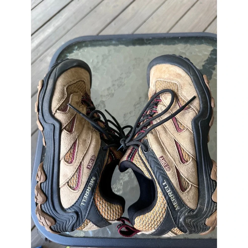 Merrell Chameleon 7 Limit‎ Mid Waterproof Hiking Shoes Woman's Size 7.5